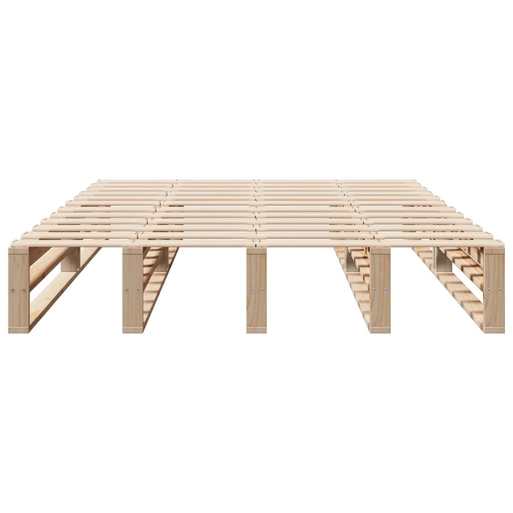 Letto senza Materasso 120x190 cm in Legno Massello di Pino 850863