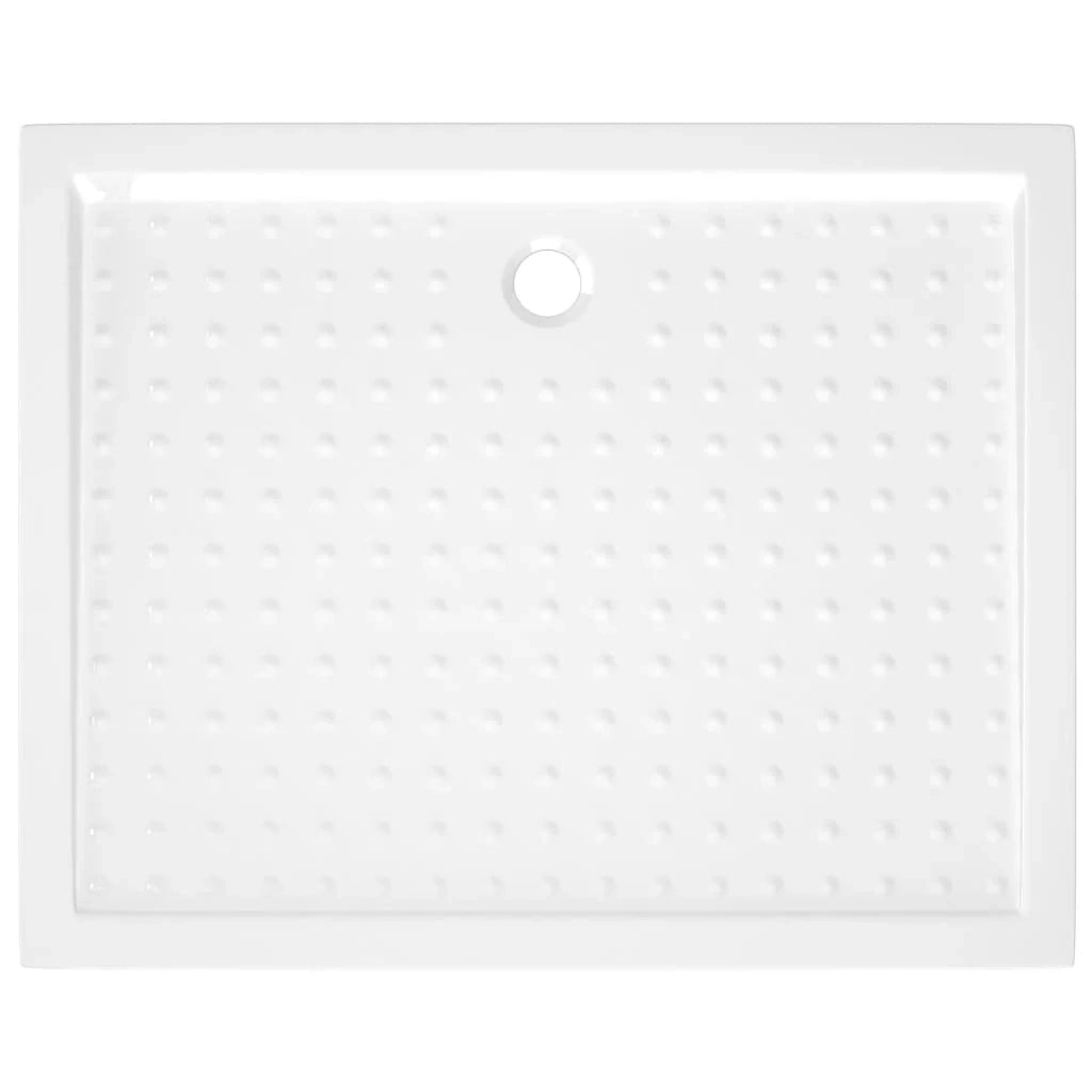 Piatto doccia con gommini piatto doccia piatto doccia bagno interno casa antiruggine antiumidità 80 x 100 cm ABS bianco 02_0001941