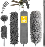 Verniciabile setole microfibra lavabile riciclabile - 37 a 232 cm - grigio - zanzariere ventilatori Plumeau