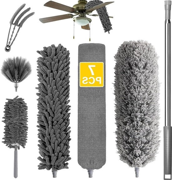 Verniciabile setole microfibra lavabile riciclabile - 37 a 232 cm - grigio - zanzariere ventilatori Plumeau