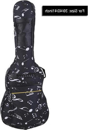 Custodia universale impermeabile in tessuto Oxford per chitarra acustica classica con rivestimento 8 mm - manico rinforzato e spallacci regolabili doppio