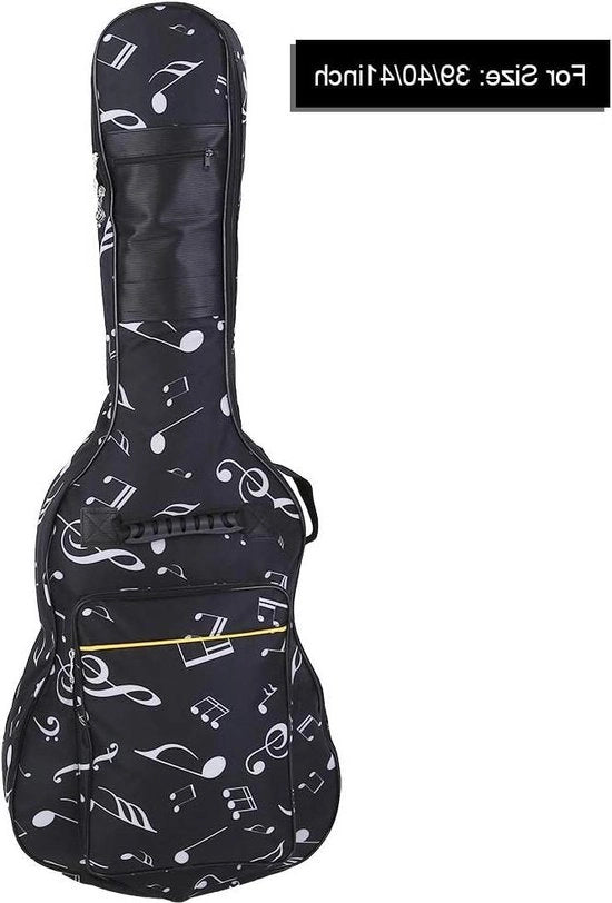 Custodia universale impermeabile in tessuto Oxford per chitarra acustica classica con rivestimento 8 mm - manico rinforzato e spallacci regolabili doppio