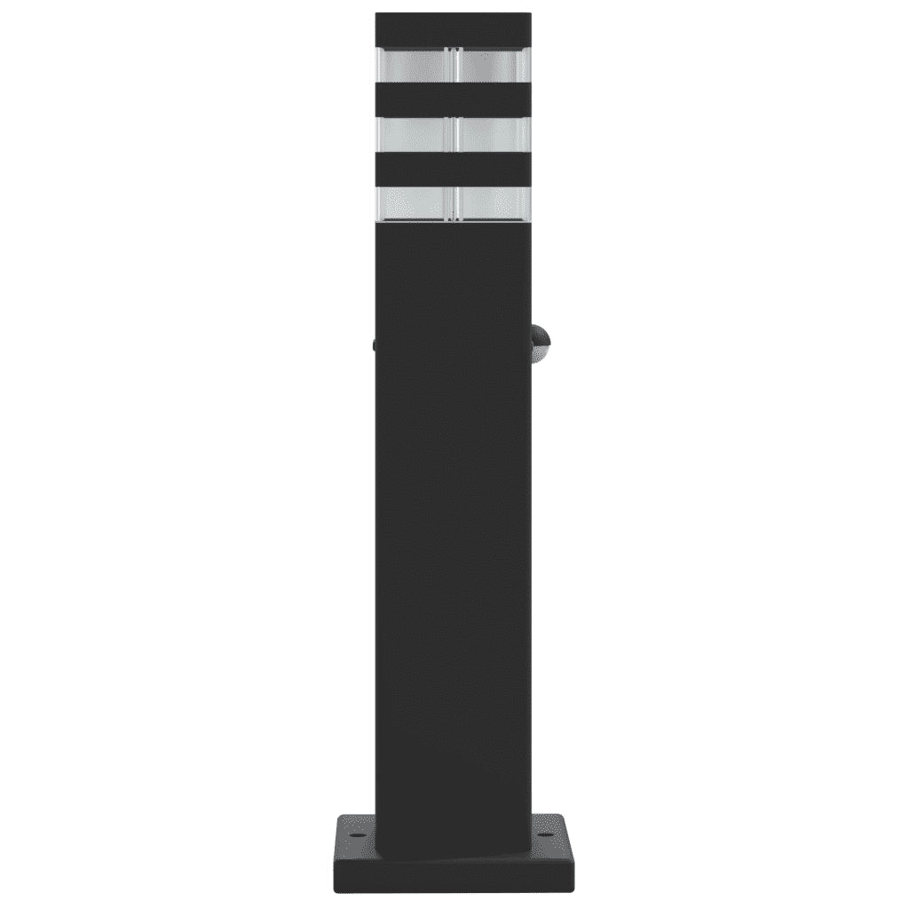Lampade Terra per Esterni con Sensori 3pz Nere 50cm Alluminio 4006400