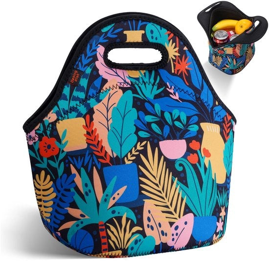 Tas di Lavorazione Neoprene Tas di Picnic Tas Geïsoleerde Thermobox Tas di Lavorazione Opvougbare Thermotas Tas di Picnic per Bambini Uomini Donne Cibo Scuola Lavoro Picnic