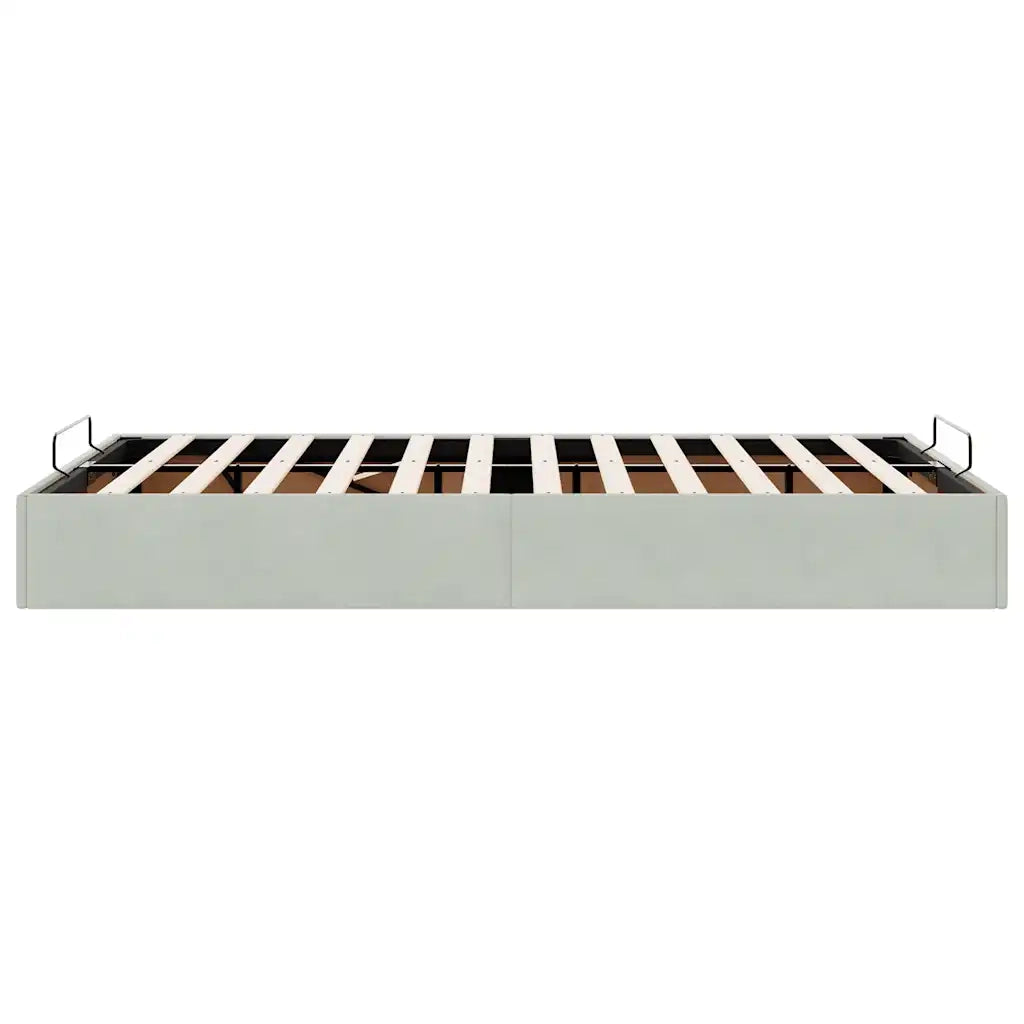 Struttura Letto Pouf Senza Materasso 120x200 cm Velluto 3310955