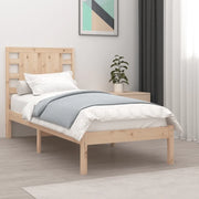 Giroletto senza Materasso-Struttura Letto 90x200 cm in Legno Massello di Pino 685127