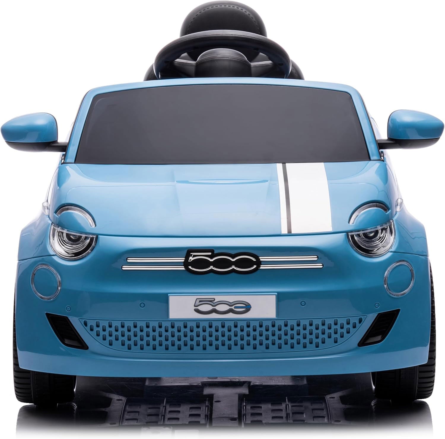 Macchina Elettrica per Bambini Licenza Fiat 500 12V Azzurro