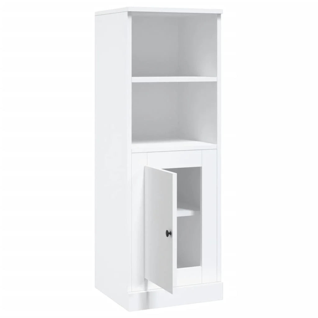 Buffet credenza cassettiera mobiletto mobile contenitore organizer cucina soggiorno salotto alto 36 x 35,5 x 103,5 cm legno ingegnerizzato bianco 02_0032437