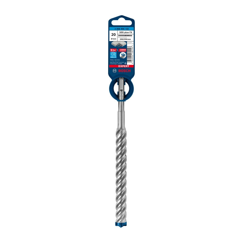 BOSCH-A PUNTA SDS PLUS-7X EXPERT 20X200/260 MM- 1,0 pz