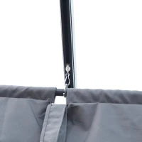 Pergola retrattile a soffietto Pergola retrattile 4 x 3 m struttura in metallo con trattamento anticorrosione tela in poliestere 180 g/m² grigio scuro