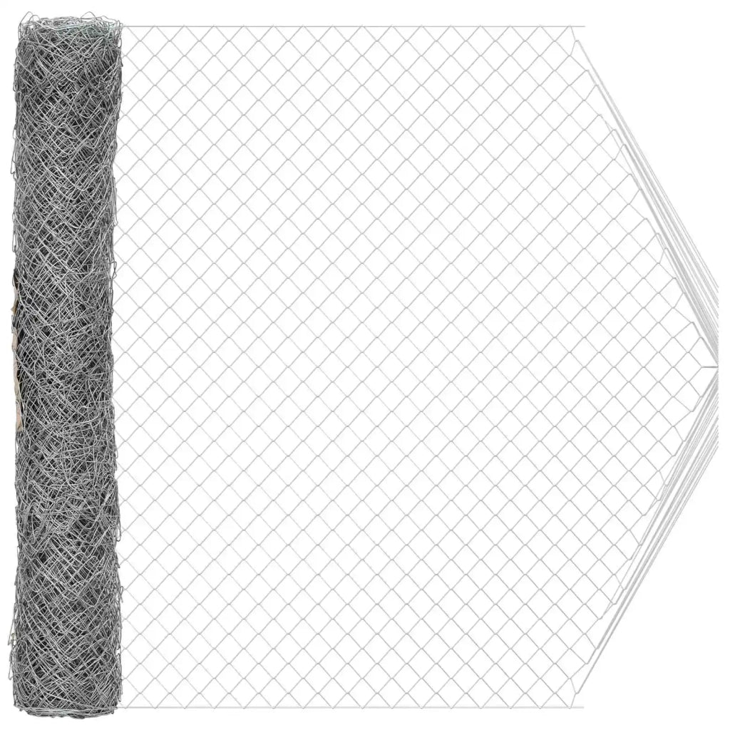 Recinzione a rete metallica Galvanizzato 2 x 20 m Vetro 42033073