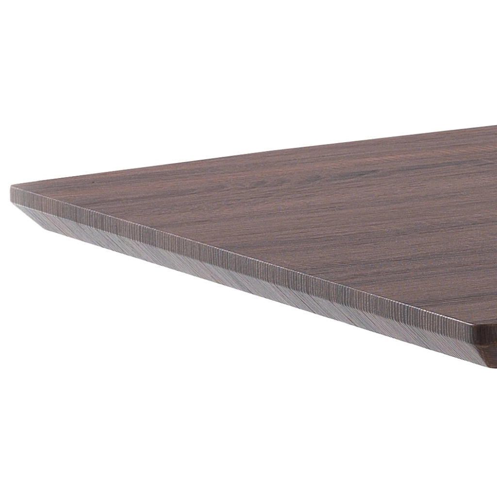 Tavolo allungabile effetto legno finitura noce cm. H.76xP.90xL.160/210