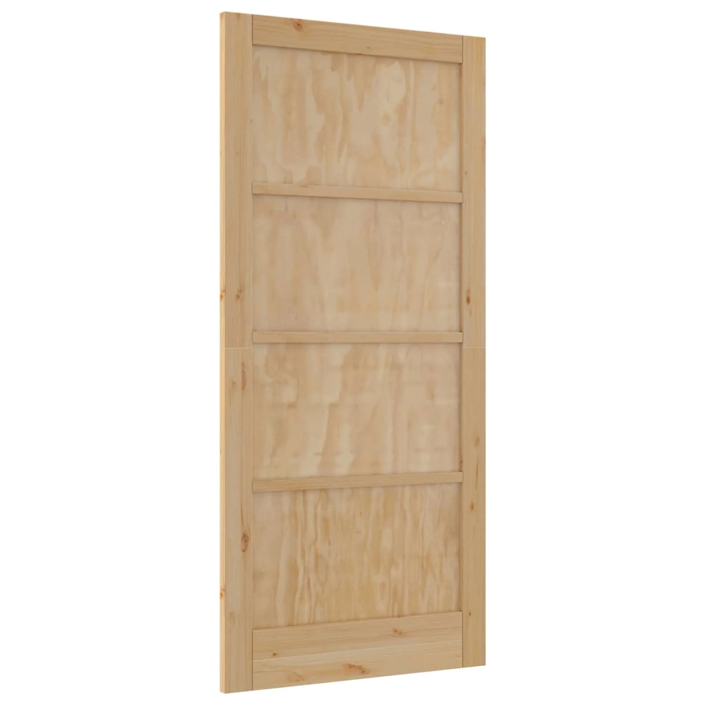 Porta Interna Naturale 93 x 202 cm Legno compensato 42052398