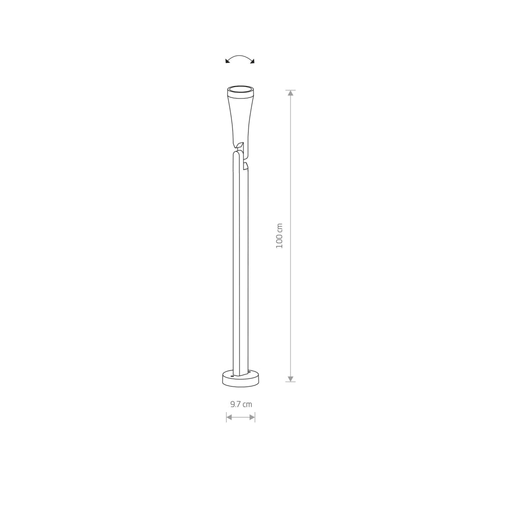 Lampada da giardino Nowodvorski Ottawa 9563 GU10 IP44