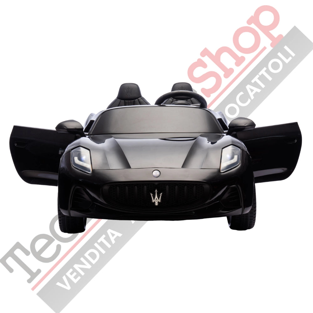 Auto Elettrica Per Bambini Maserati Folgore 12V-Nero