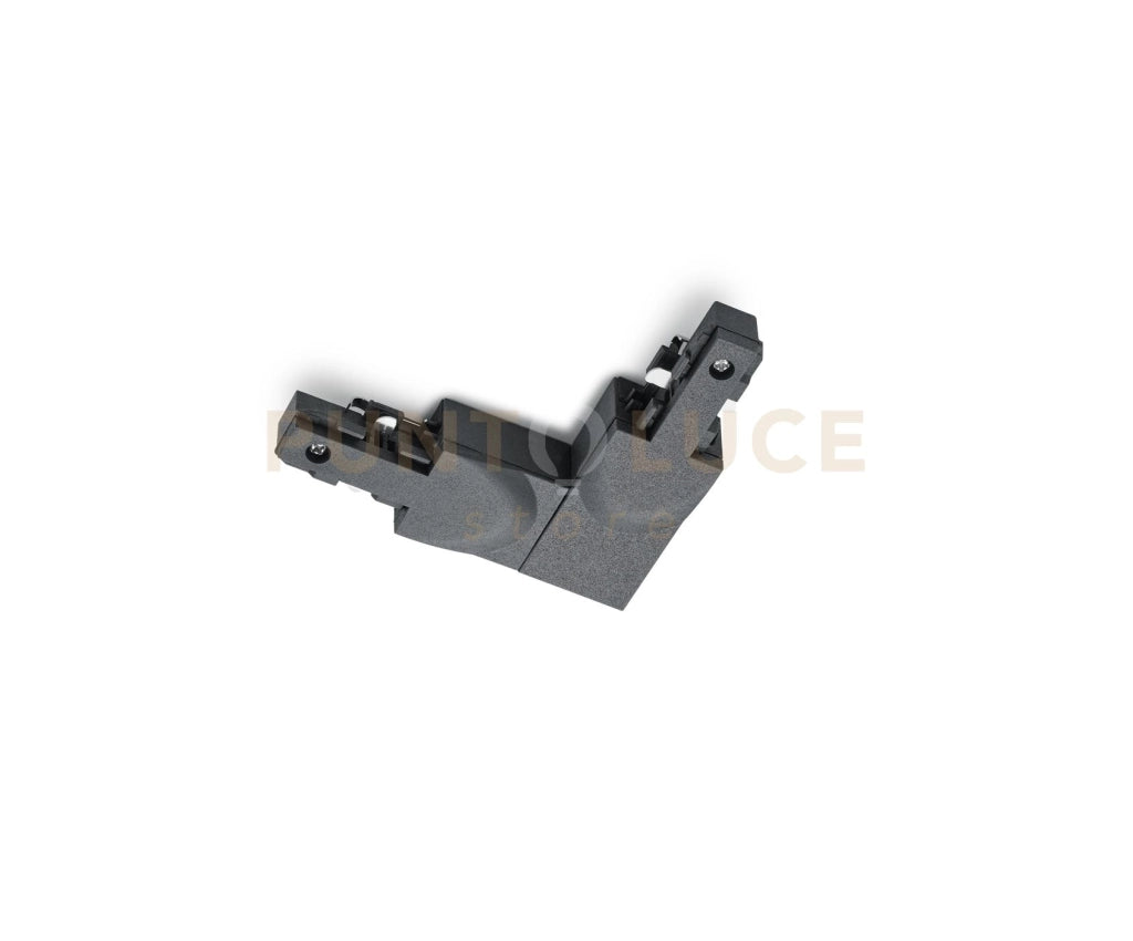 DUOLINE RACCORDO A " L " DESTRO NERO L. 10CM X H. 9CM PER SISTEMA BINARIO