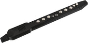 Mini strumento a fiato digitale con 10 toni, 12 accompagnamenti, strumento a fiato elettrico, connessione MIDI, bocchino rimovibile per Android e Windows (Nero)