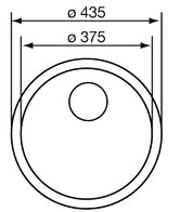 Lavello CINZIA rotondo Ø45 1 vasca ACCIAIO INOX 011939.X0.01.2016