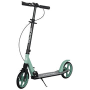 Monopattino pieghevole per adulti ¨C zephmum ¨C verde, ruote 20 cm, ammortizzatore, doppio freno