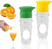 Due pezzi di pressa a mano per agrumi - adatto per arance, limoni e altri agrumi - più facile da usare