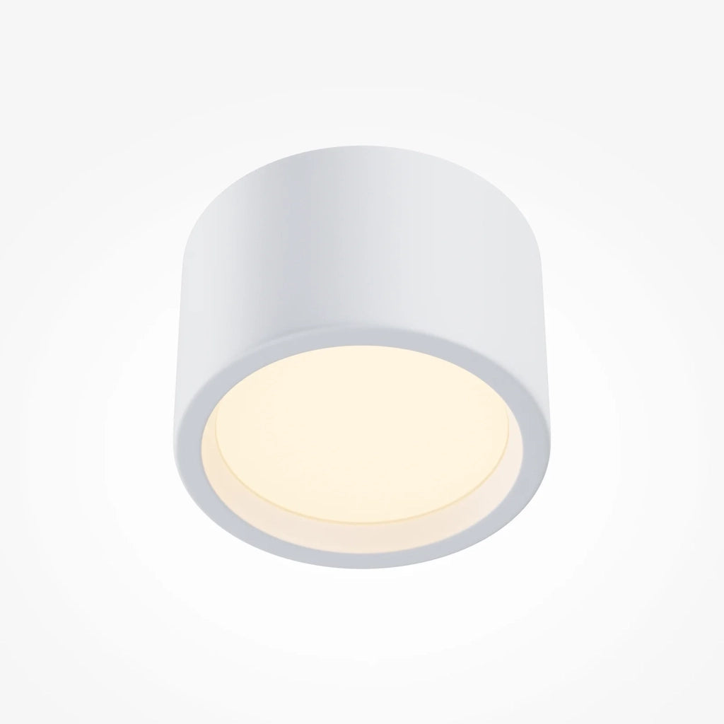 Maytoni Lampada da soffitto moderna Hydra 1 luce LED integrato bianco alluminio