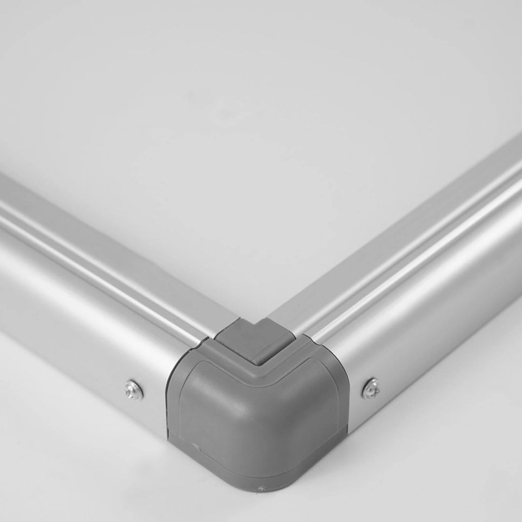 Bacheca con Anta Battente 49,1x35x2,6 cm in Alluminio Grigio Chiaro
