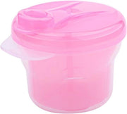 Dispensatore portatile per polvere di latte 3 livelli con grande capacità chiusura ermetica rossa per bambini da esterno.