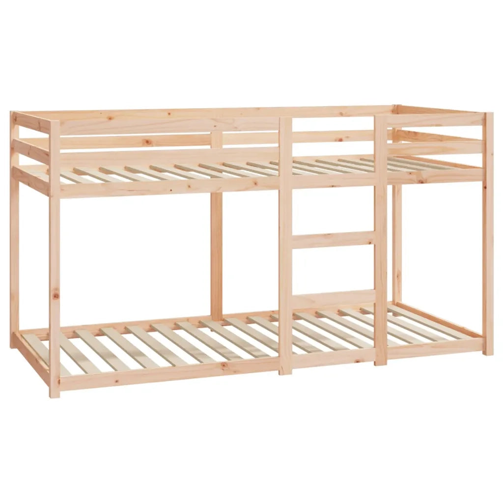 Letto a Castello senza Materasso-Struttura Letto a Castello 90x200cm Massello Pino 541905