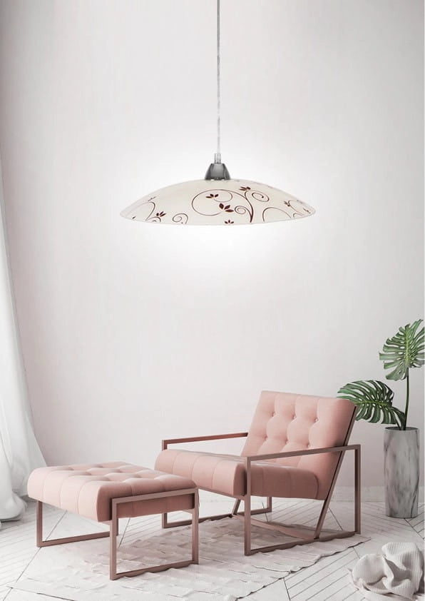 Candellux sospensione Young 31-09166 Ø40 cromo vetro E27
