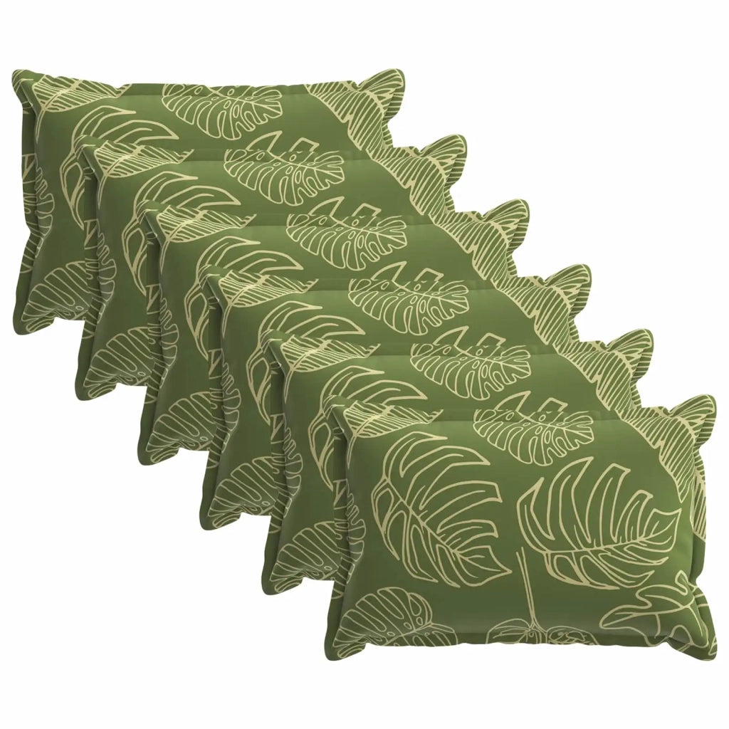 Federa 6 pcs HOUTEN Design a foglia 40 x 60 cm Poliestere 917599