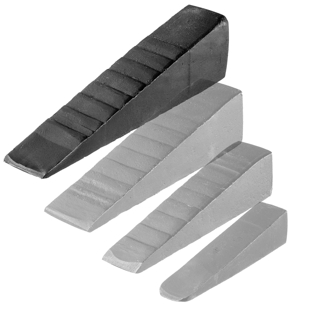 Cuneo forgiato KADAX per spaccare la legna, spaccare la legna da ardere, spaccalegna in acciaio resistente da 4 kg