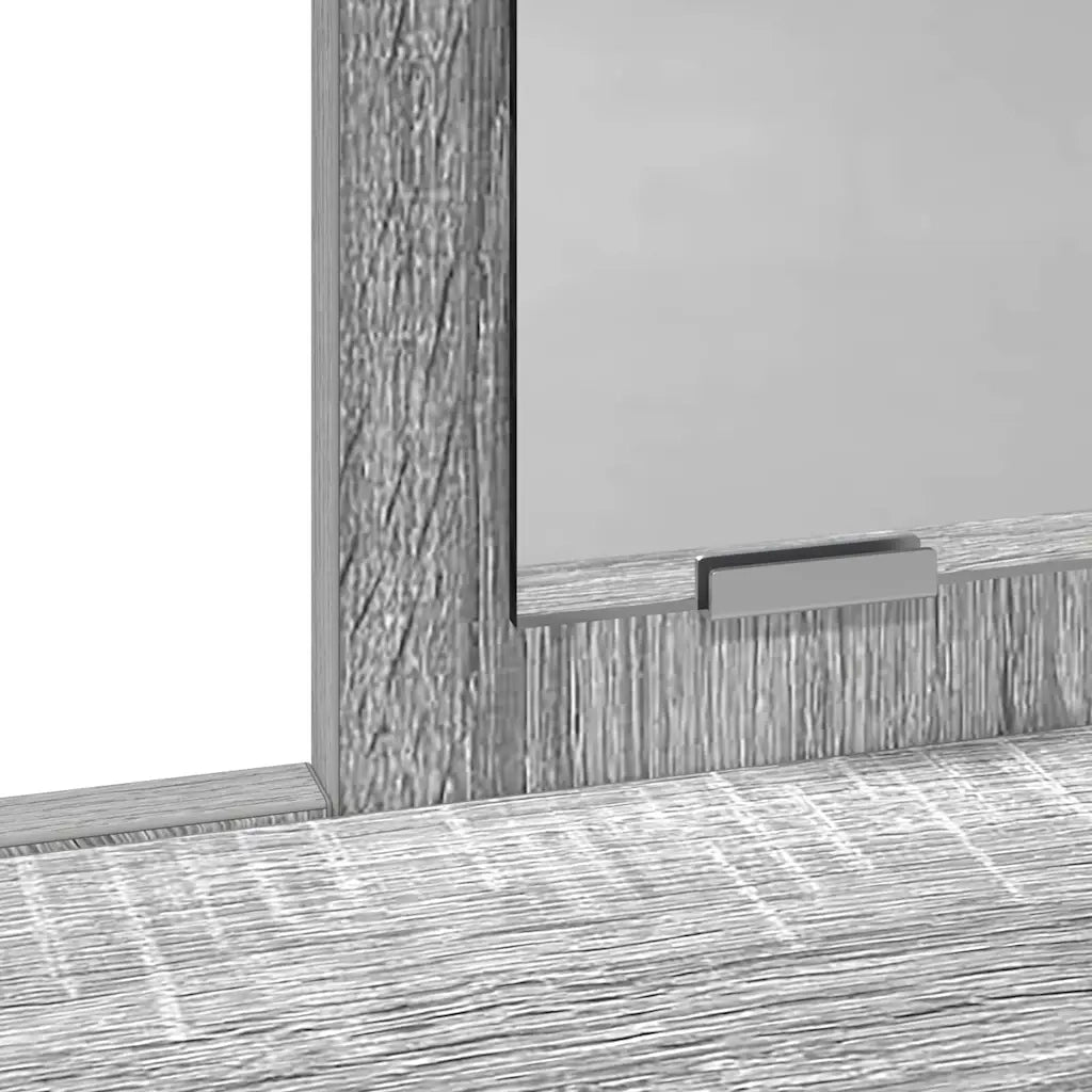 Tavolo da Trucco con cassetto Grigio Sonoma 100 x 41 x 140 cm 865150