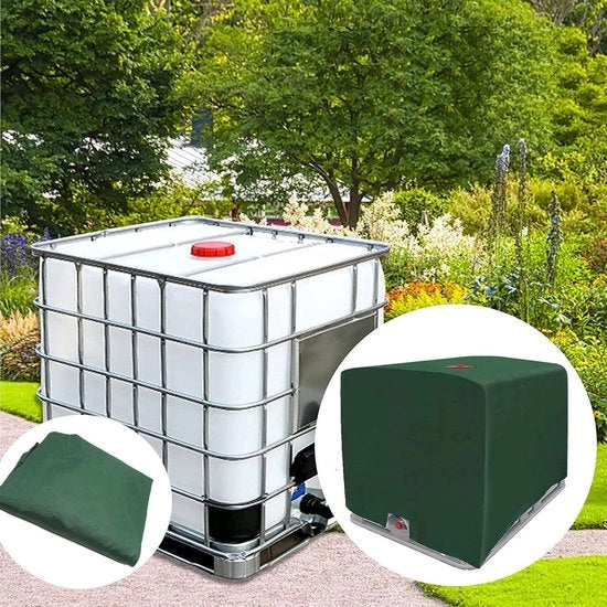 Tubetti IBC in PVC con protezione UV e contenitore per l'acqua di pioggia 1000L
