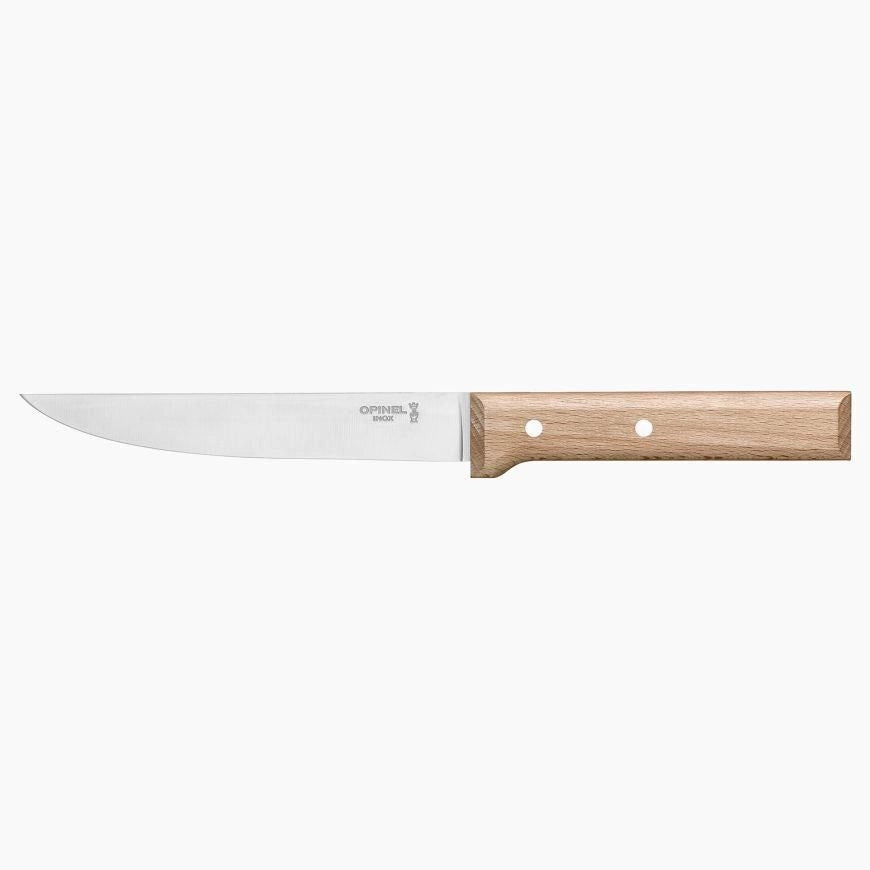 OPINEL 1820 Serie Paralle'le Coltello da Cucina Lama 16 cm Acciaio Inox X50CrMoV15 Manico in Faggio colore Legno