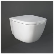 Vaso sospeso Rak serie One in ceramica lucida e scarico a parete