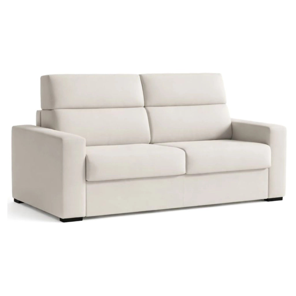 Ecate, Divano Letto 2 Posti Sfoderabile Made in Italy, 200x95 cm Grigio