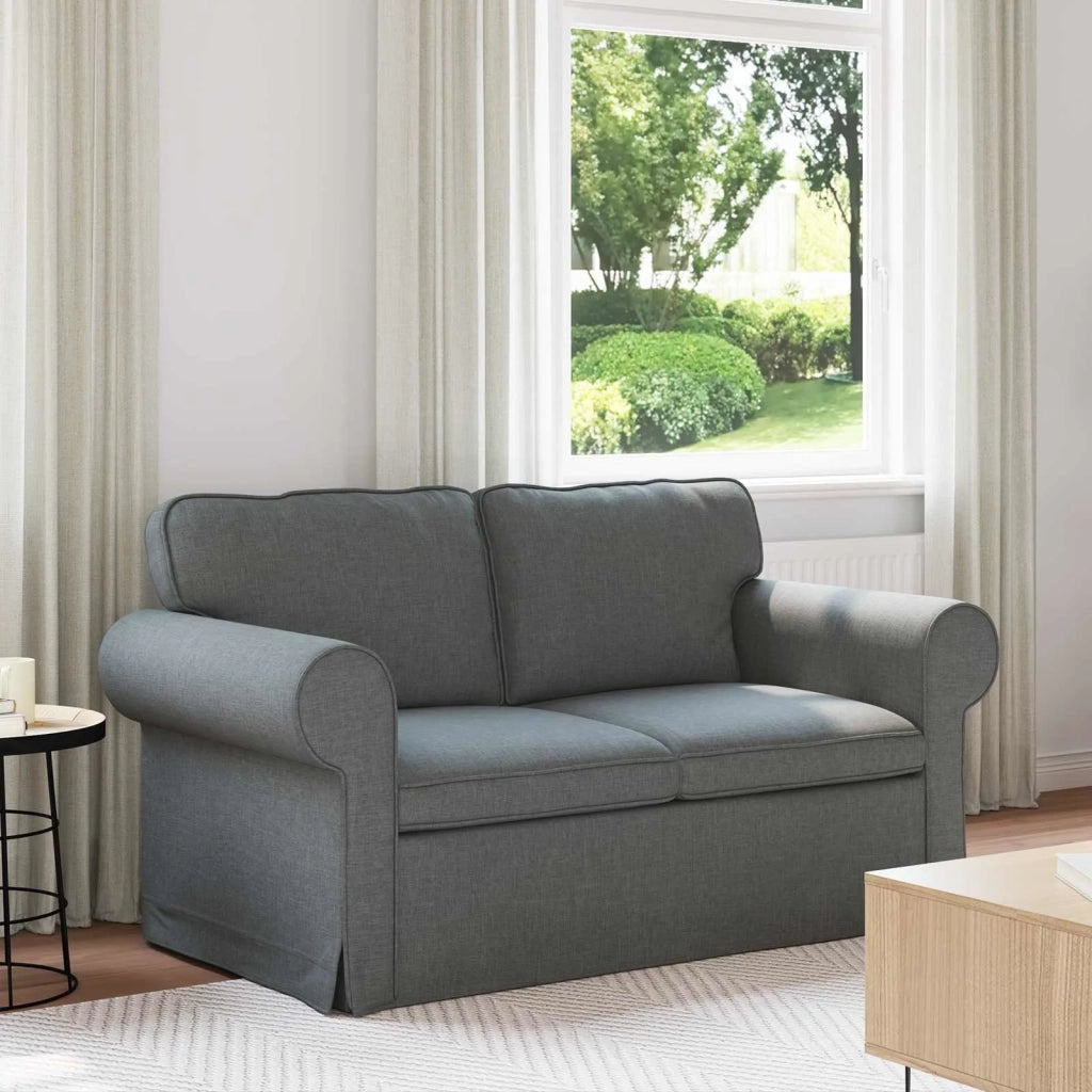 Divano Grigio scuro 155 x 82 x 80 cm Tessuto 42024300