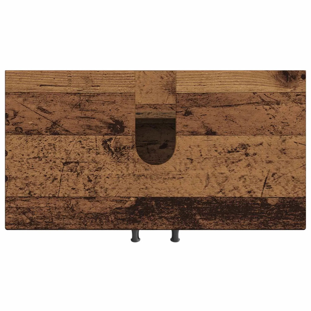 Armadio per Lavabo da Bagno UTRECHT Legno antico 897673