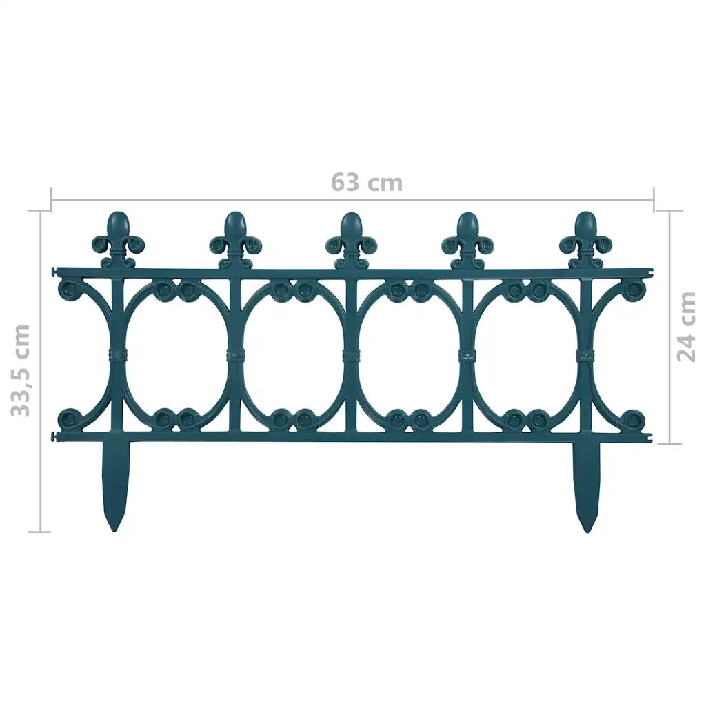 Bordature per Prato 16 pz Verde 10 m in PP CFW3416282