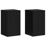 Supporto per piante | Sostegno per piante 2 pz Rovere Nero 30 x 30 x 50 cm