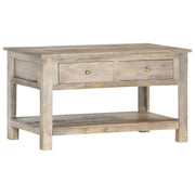 Tavolino da CaffÃ¨ 82x52x47 cm in Legno Massello di Mango  cod mxl 77056