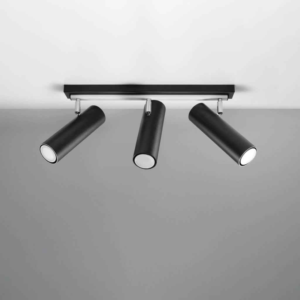 Lampada a soffitto DIREZIONE 3 nero