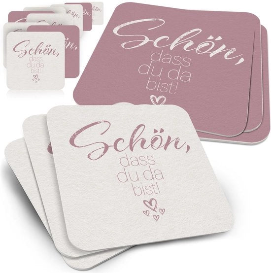 50x Vasetti Decorativi a Cuore Rosso - Decorazioni per Tavolo Quadrato per Matrimonio, Compleanno