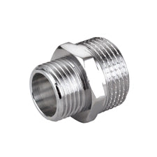 NIPPLE RIDOTTO MM IN OTTONE CROMO IBP- 1/2 x 3/8- IBP- pezzi 10