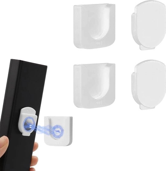 Sostegno Magnetico Potenziato per Comando Remoto - Set da 2 - Sostegno a Parete con Magnete