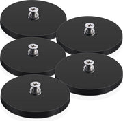 5 pezzi di magneti neodymi in gomma Ø 88mm con filo magnetico forte 45kg di attrazione M4 filo interno piede di montaggio magnetico per strip di luce, magneti in gomma a forma rotonda