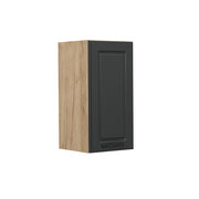 Pensile da cucina R-Line Antracite rustico/Rovere dorato 30 cm Vicco