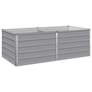 Letto rialzato da giardino Grigio 160 x 80 x 55 cm 8006398