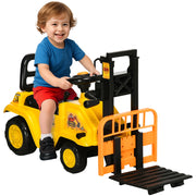 Trattore a Pedali per Bambini ¨C zephmum ¨C Giallo e Nero 86x27.5x47.5 cm