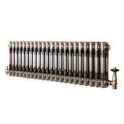 Radiatore 2 Colonne Orizzontale Metallo Grezzo 300x1010mm TRV